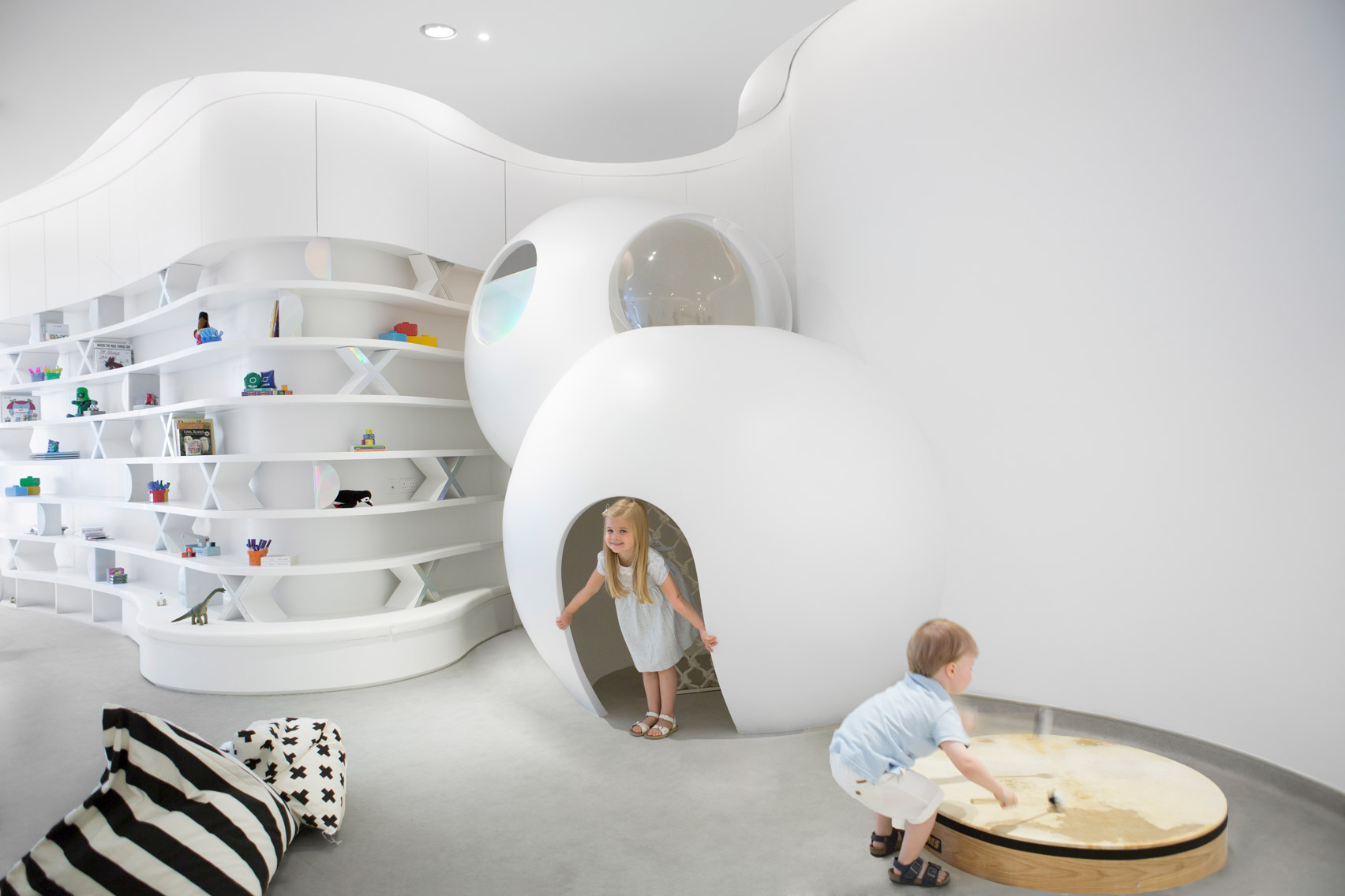 nursery of the future by roar design studio dubai at the design story Sebagai bagian dari program sekolah anak usia dini
